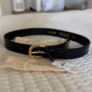 J. Crew Black Belt with tags attached - XS